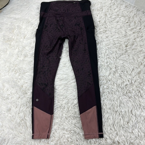 Lululemon Trail Bound Tight Full-On Luxtreme Star Crushed Black Cherry - Picture 6 of 8